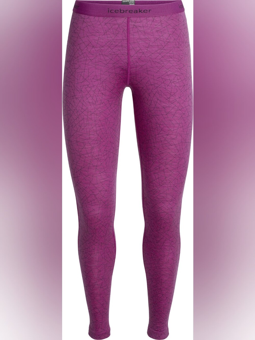 Icebreaker Women's 200 Oasis Leggings Sky Paths XS, Amore